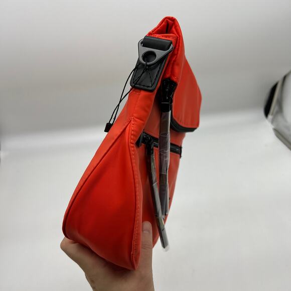 IHKWIP Foldover Saddle Crossbody with RFID Card Holder Blood Orange - Picture 12 of 16